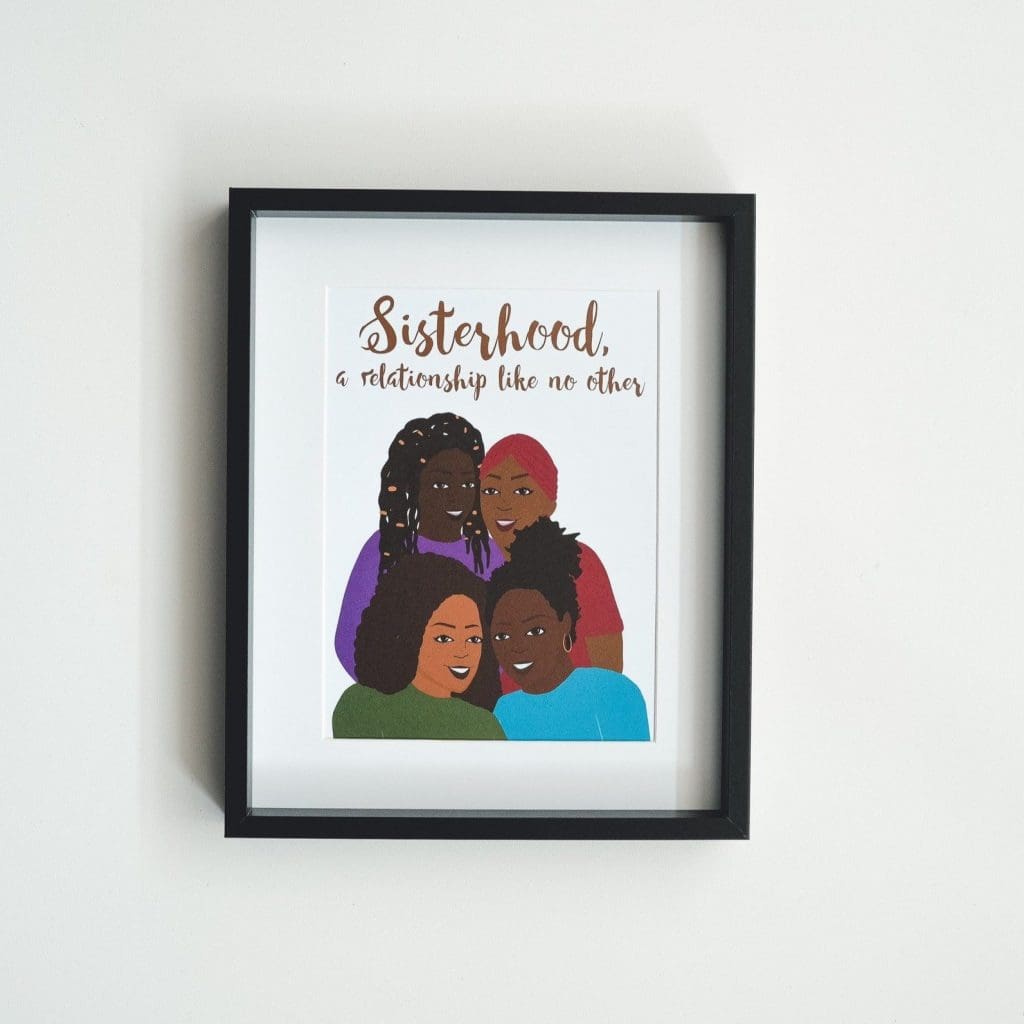 Sisterhood Love - Art Print - Wakuda