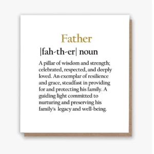 Words for the World's Greatest Dad Card